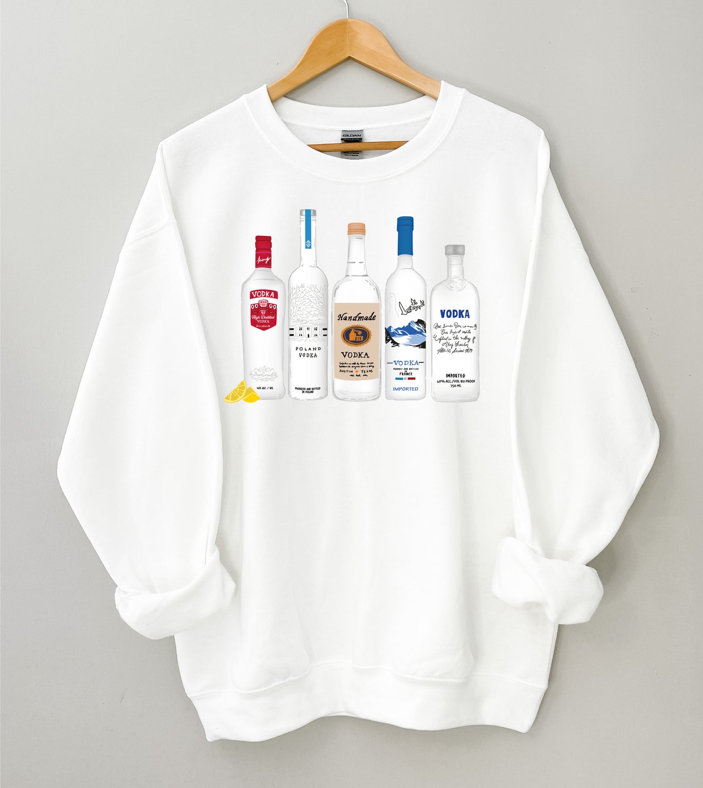 Vodka Bottles Sweatshirt