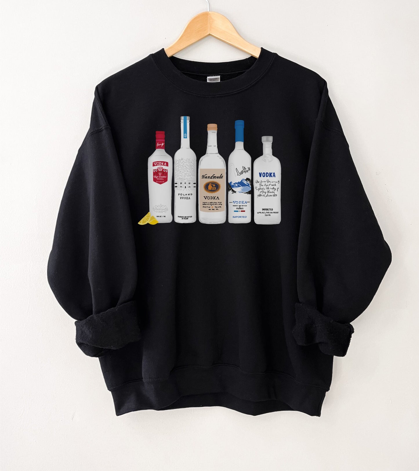Vodka Bottles Sweatshirt