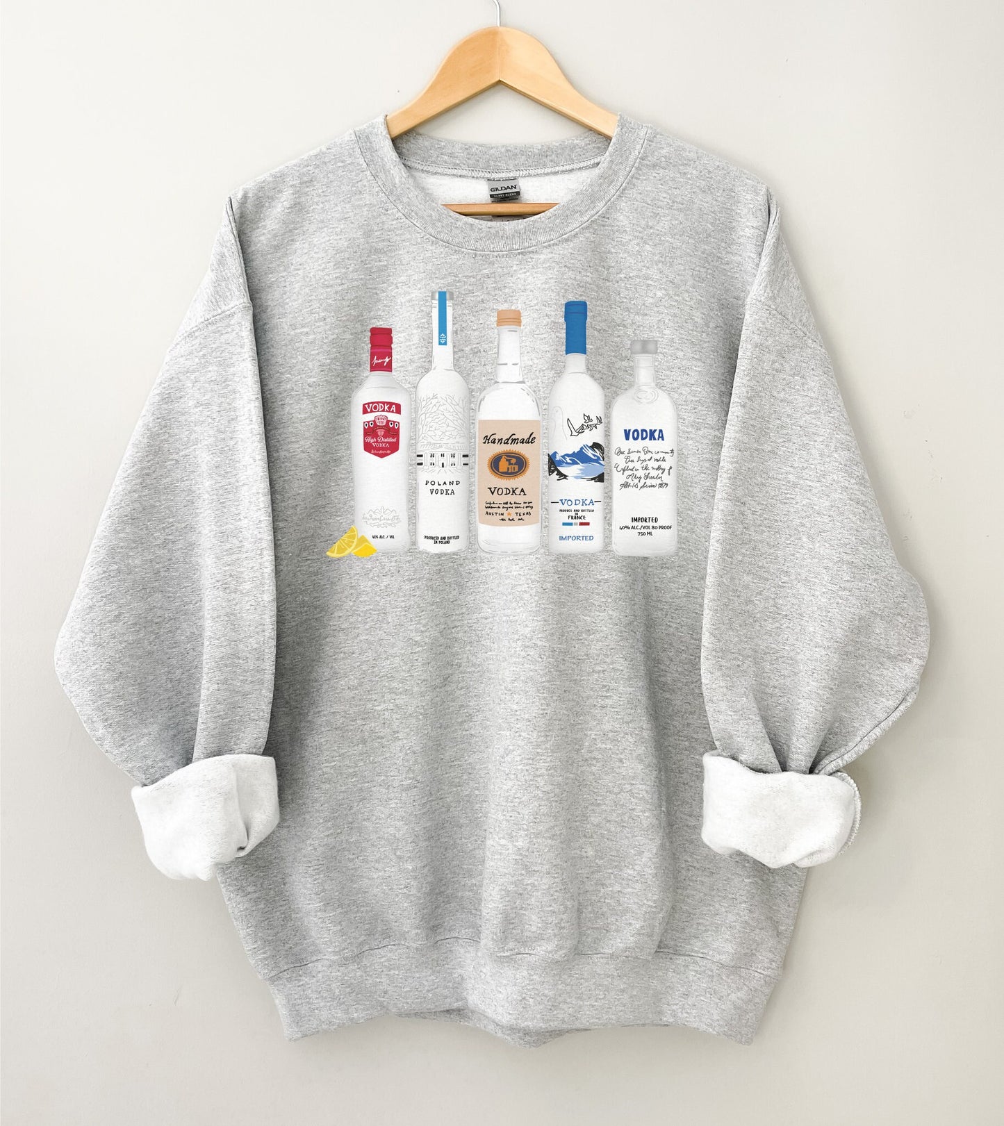 Vodka Bottles Sweatshirt