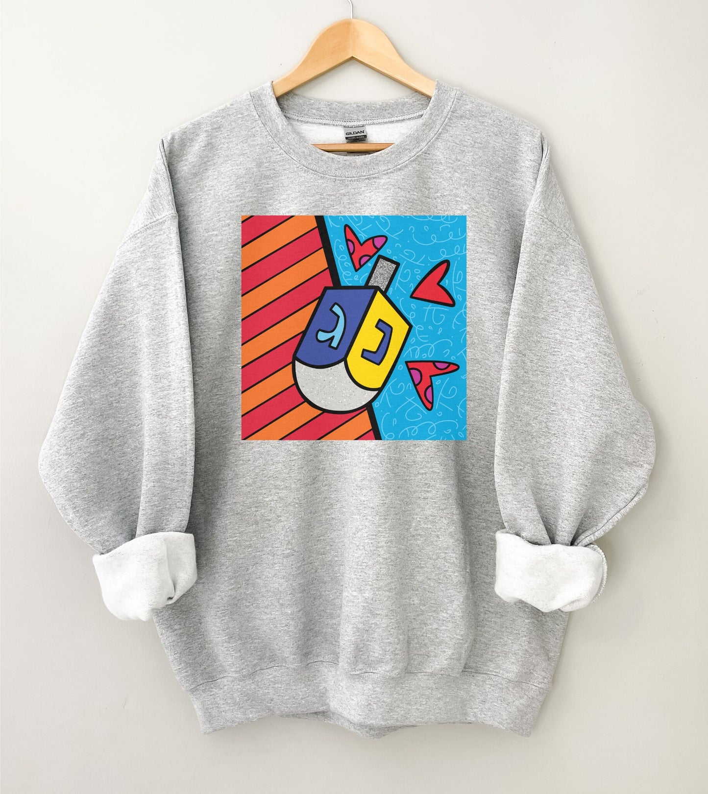 Cute Hanukkah Dreidel Sweatshirt