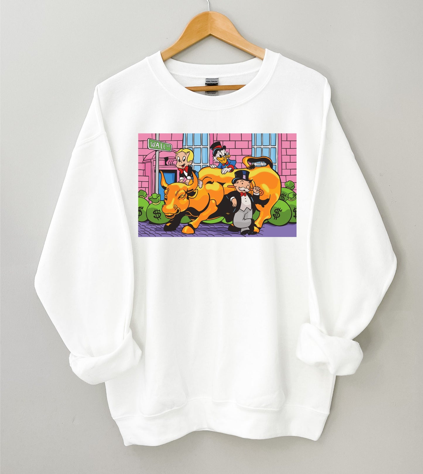 Alec Monopoly Wall Street Bull Sweatshirt