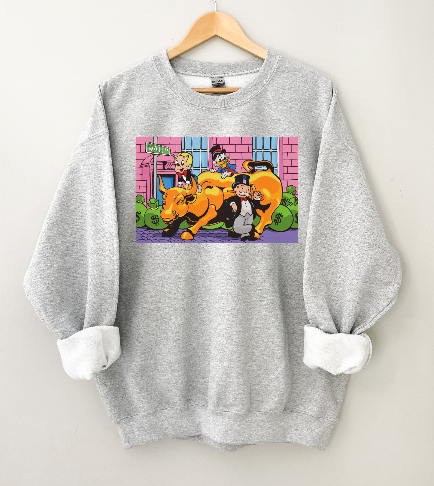 Alec Monopoly Wall Street Bull Sweatshirt