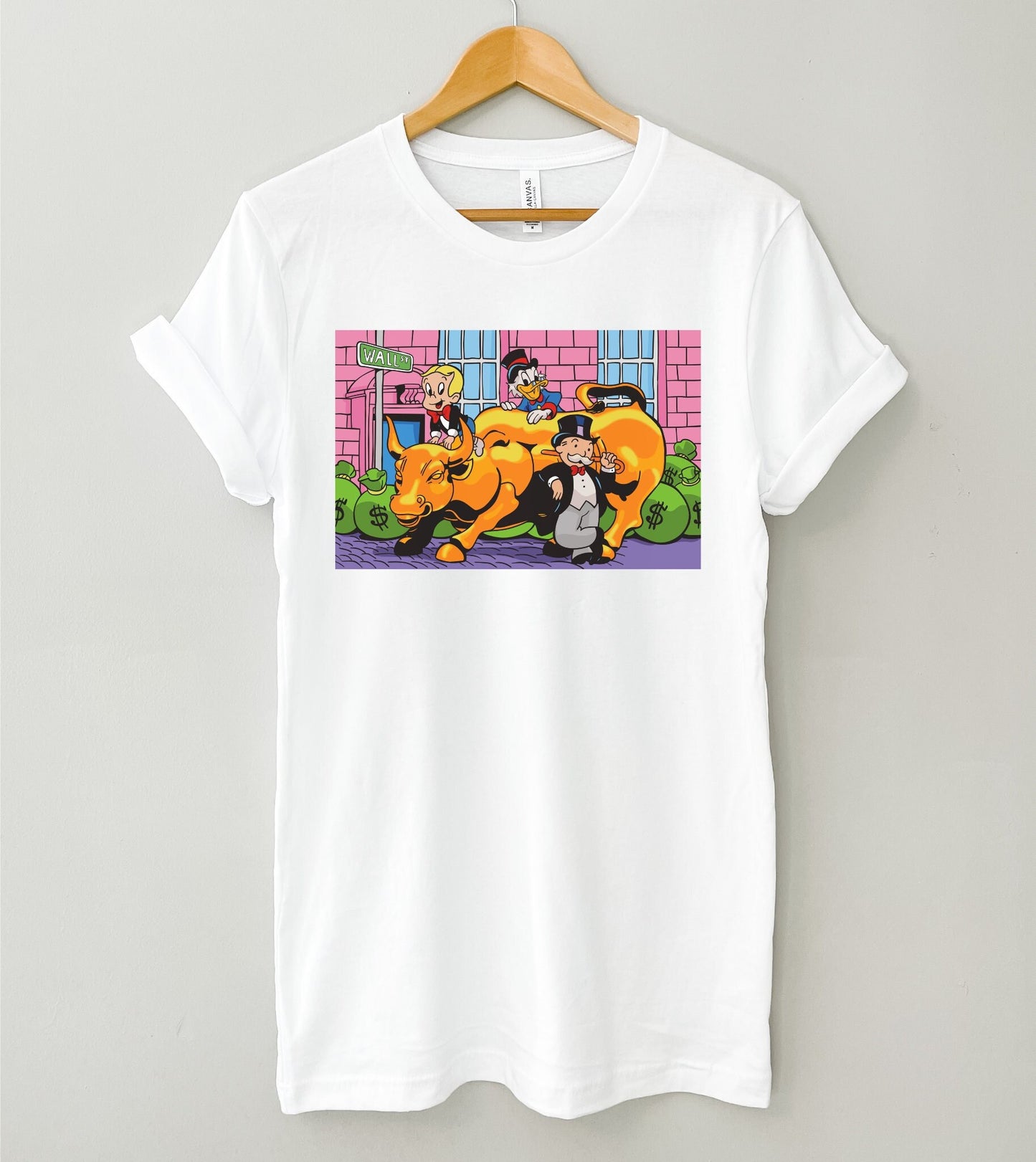 Alec Monopoly Wall Street Bull T-Shirt